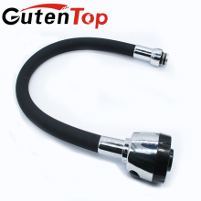 New design 304 stainless steel kitchen faucet silicon plastic hose